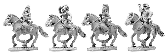 ANC20175 - Gallic Unarmoured Cavalry with Shields - Click Image to Close
